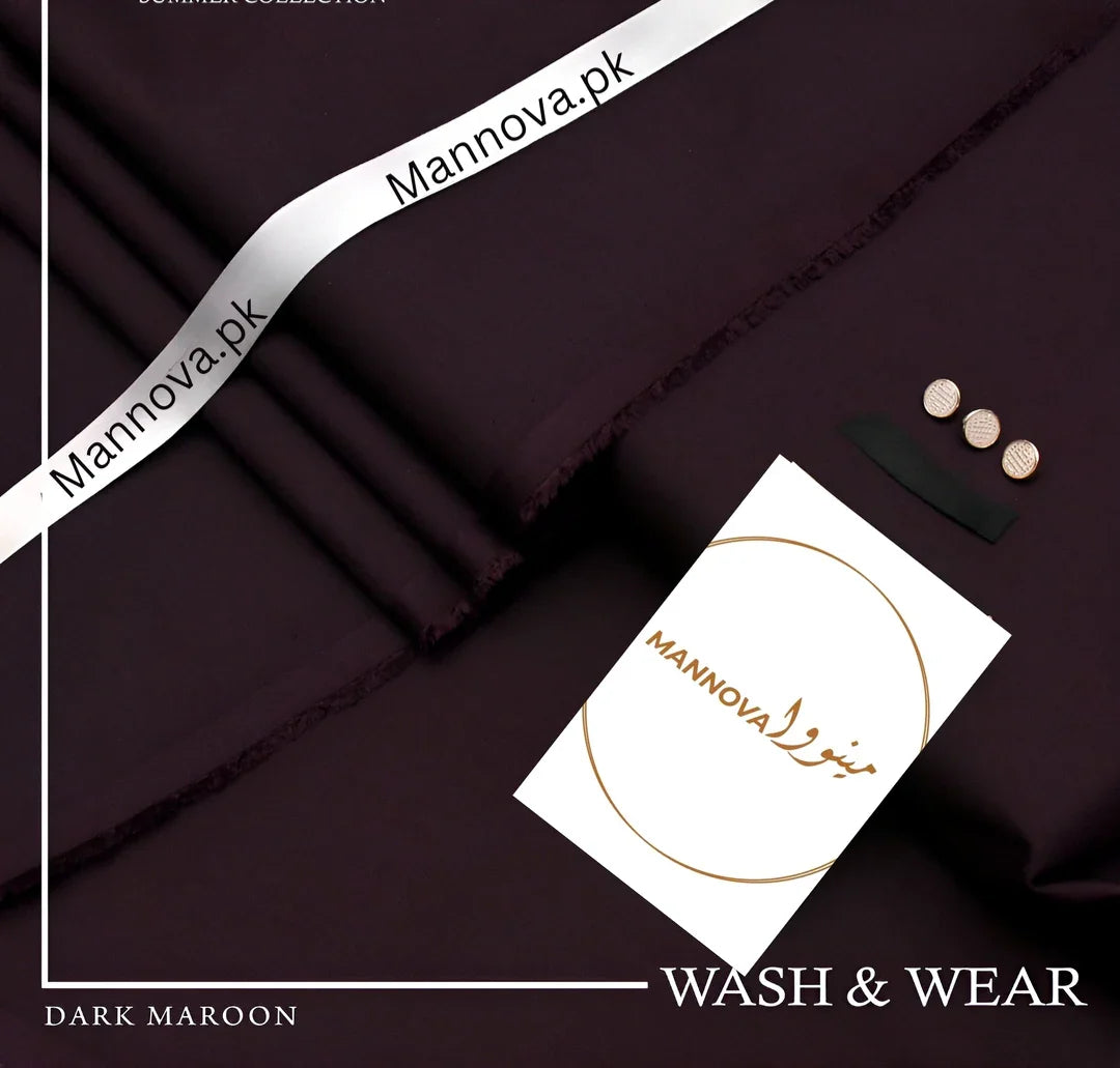 All Season Wash & Wear (Dark Maroon)