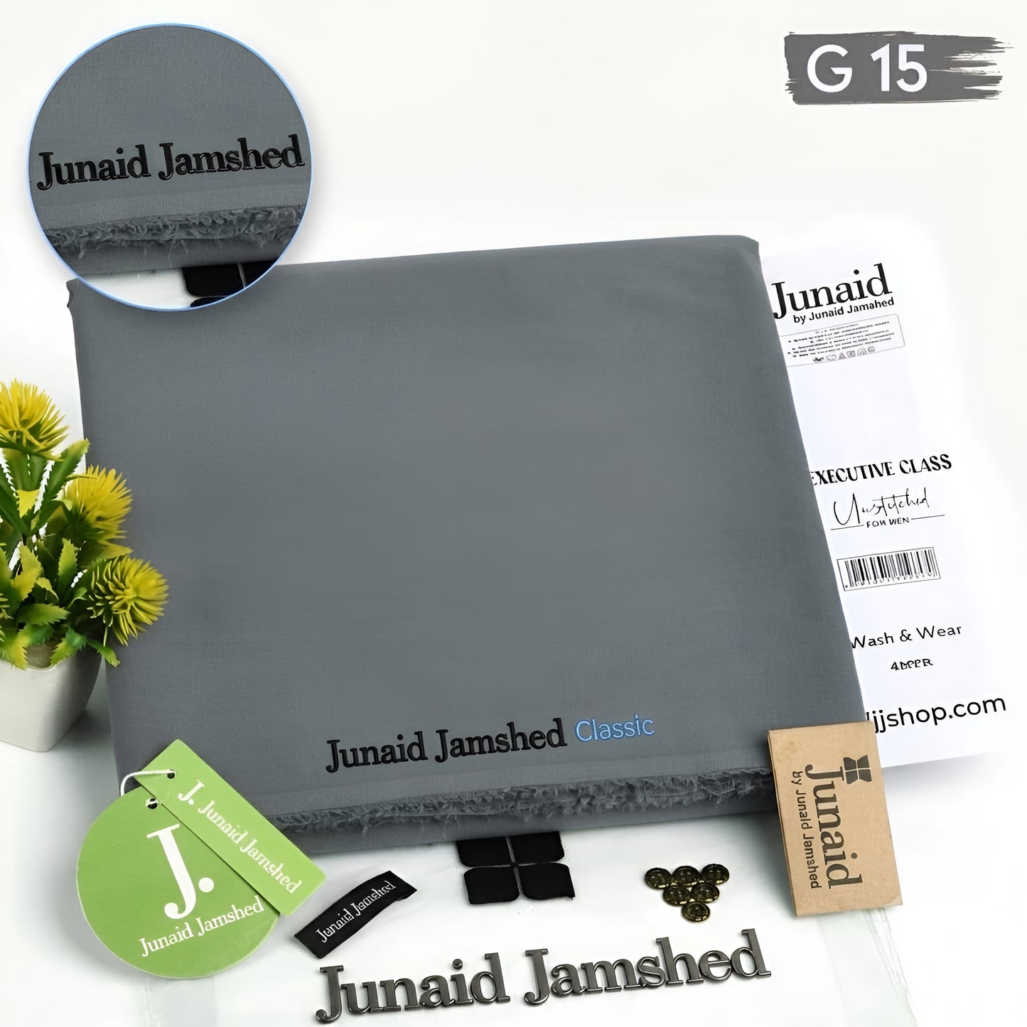 Junaid-Jamshed Metal Grey