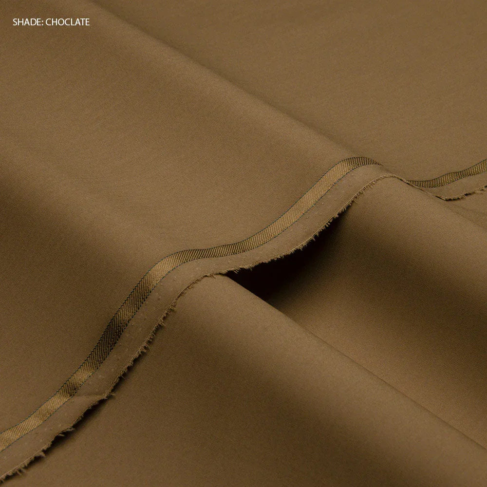 Mannova Men's Unstitched Suits chocolate Mannova.pk