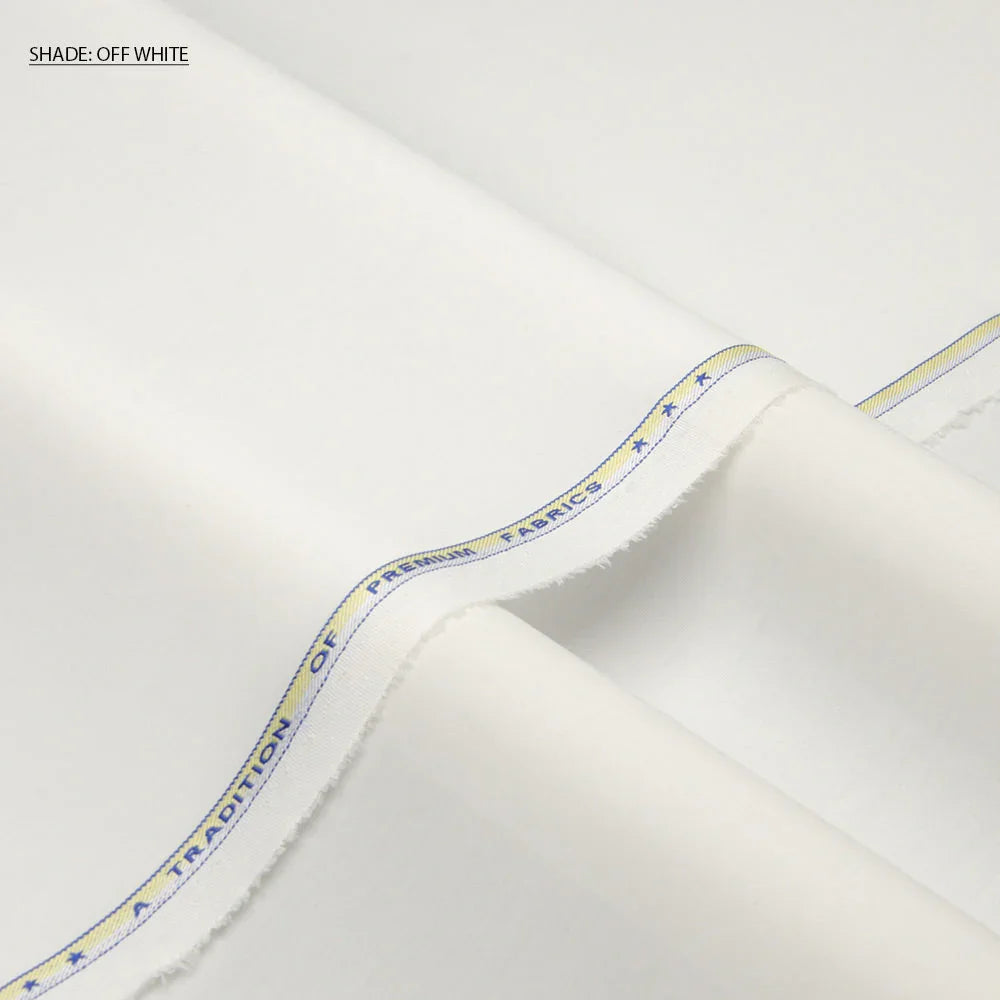 Mannova Men's Unstitched Suits Off White Mannova.pk