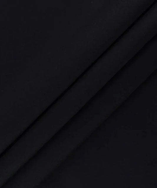 Mannova Men's Unstitched Suits Jet Black Mannova.pk